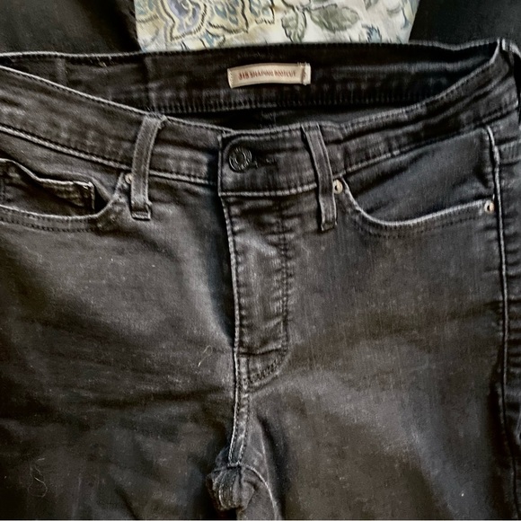 Levi Strauss & Co black shaping bootcut jeans size 28 - Picture 4 of 11
